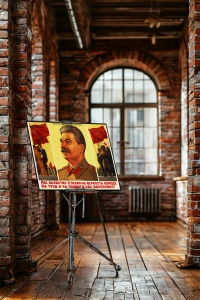 Оригинальный советский плакат нас вырастил Сталин на верность народу на труд и на подвиги нас вдохновил