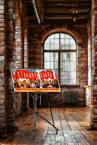 Оригинальный плакат СССР Сталину слава