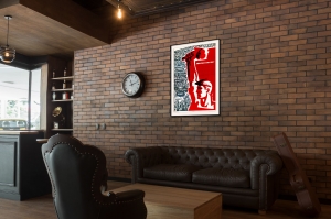 Оригинальный советский плакат день единства