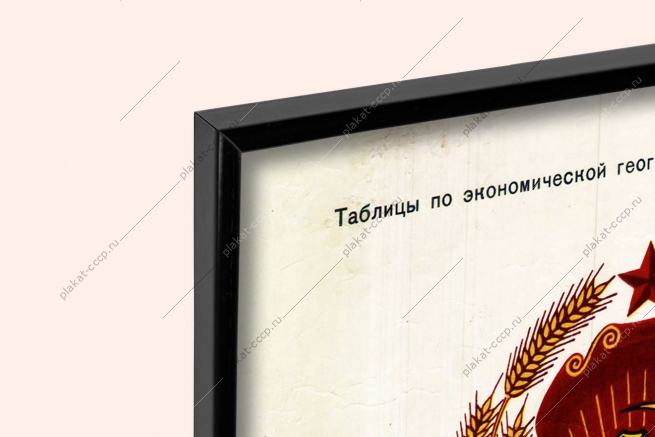 Оригинальный советский плакат Украинская ССР Украина