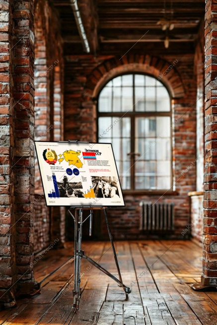 Оригинальный советский плакат Эстонская ССР Эстония