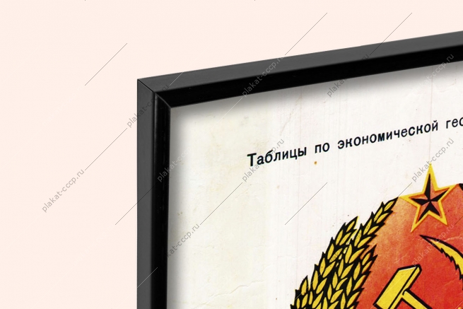 Оригинальный советский плакат Казахская ССР Казахстан