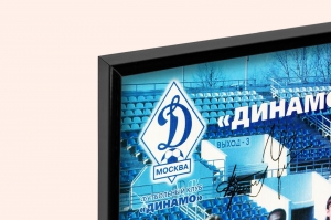 Оригинальный плакат футбольный клуб Динамо Москва
