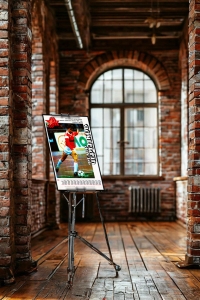 Оригинальный плакат СССР звезда советского футбола Федор Черенков Спартак Москва