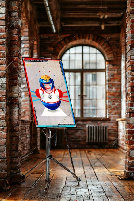 Оригинальный плакат СССР бокс Чемпионат мира по боксу Москва 1989