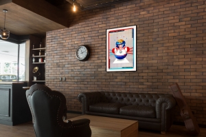 Оригинальный плакат СССР бокс Чемпионат мира по боксу Москва 1989