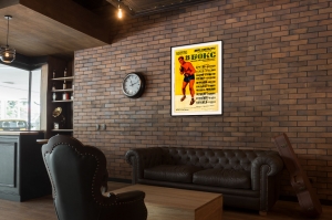 Оригинальный плакат СССР бокс личное первенство СССР по боксу