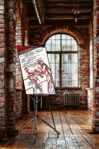 Оригинальный плакат СССР чемпионат СССР по боксу 1987