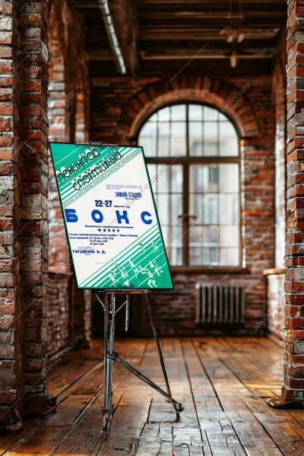 Оригинальный плакат СССР бокс Всесоюзные соревнования молодежи 1987