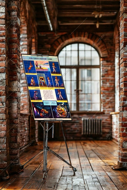 Оригинальный советский плакат развитие водолазной техники водолаз