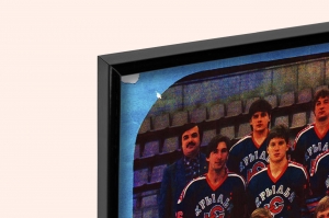 Оригинальный советский плакат хоккейный клуб Крылья Советов хоккей