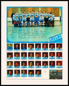 Оригинальный советский плакат хоккейный клуб Динамо Москва хокеисты