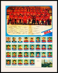 Оригинальный советский плакат хоккейный клуб ЦСКА хоккей