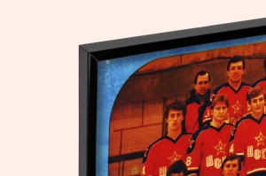 Оригинальный советский плакат хоккейный клуб ЦСКА хоккей