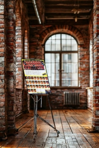 Оригинальный советский плакат хоккейный клуб Сокол хоккей