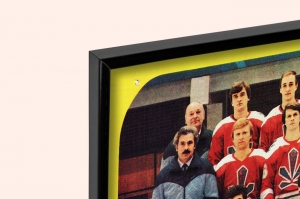 Оригинальный советский плакат хоккейный клуб Сокол хоккей