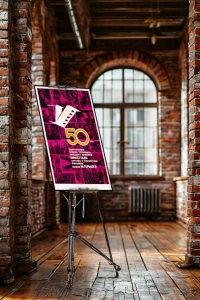 Оригинальный плакат СССР киностудии 50 лет