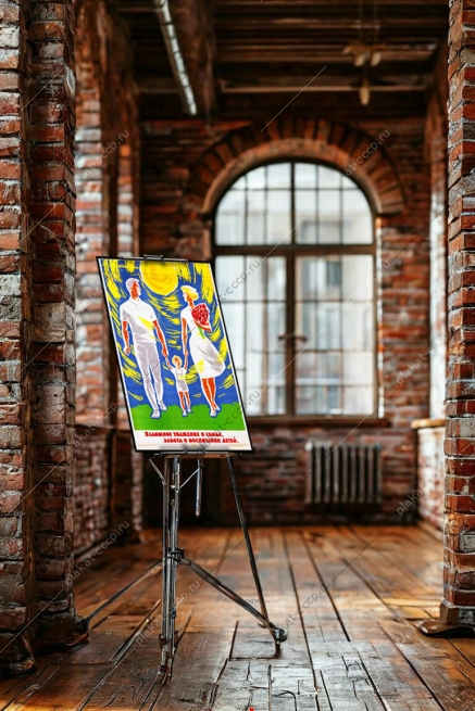 Оригинальный плакат СССР взаимное уважение в семье забота о воспитании детей семья семейные ценности