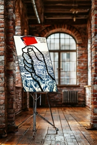 Оригинальный плакат СССР Договор между СССР и США одобряем дипломатия политика