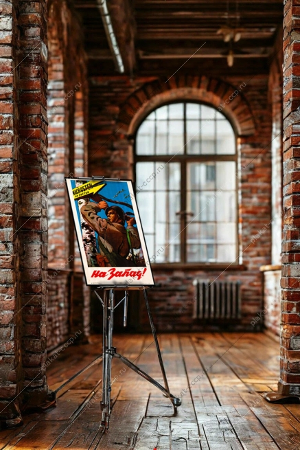 Оригинальный плакат ссср на запад