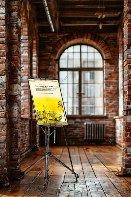 Оригинальный плакат СССР такси таксопарк таксист