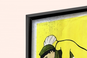 Оригинальный советский плакат сандружинницы