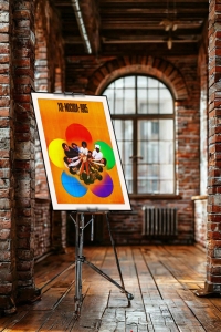 Оригинальный советский плакат Африка фестиваль молодежи и студентов