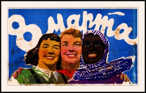 Оригинальный плакат СССР 8 марта Африка