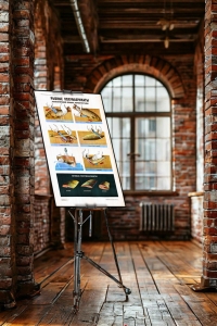 Оригинальный советский плакат СССР рыбные полуфабрикаты