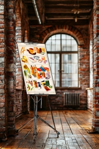 Оригинальный плакат СССР культурные растения