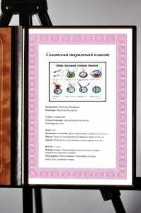 Оригинальный плакат СССР правила пользования столовыми приборами