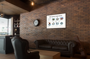 Оригинальный плакат СССР правила пользования столовыми приборами