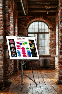 Оригинальный плакат СССР сладкие блюда