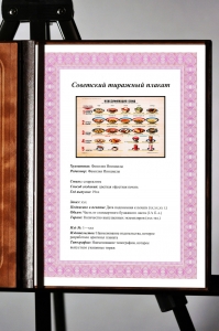 Оригинальный советский плакат СССР классификация блюд