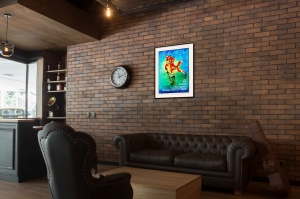 Оригинальный советский плакат СССР зимняя спартакиада