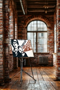 Оригинальный советский плакат рабочая минута