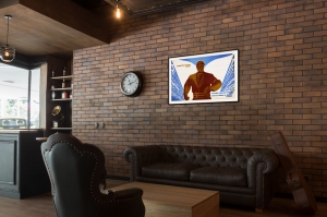 Оригинальный советский плакат ответим трудом на заботу страны конституция СССР