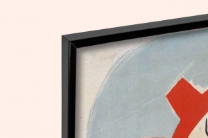 Оригинальный плакат СССР коммунистические бригады труд строительство 1960