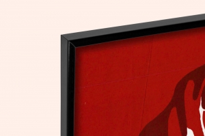 Оригинальный советский плакат пример коммуниста партийное слово делам вдохновенье успехам основа