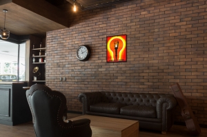 Оригинальный советский плакат пользуйся безопасной переносной лампой энергетика