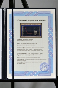 Оригинальный плакат СССР допустимые вибрации на рабочем месте