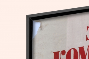 Оригинальный советский плакат заповеди бригады коммунистического труда