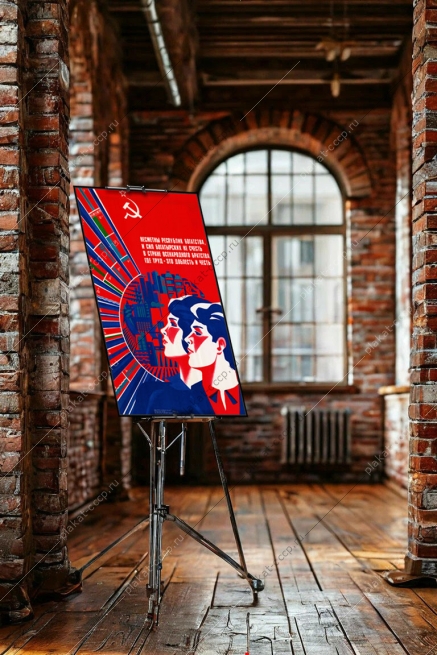 Оригинальный советский плакат богатства республик труд