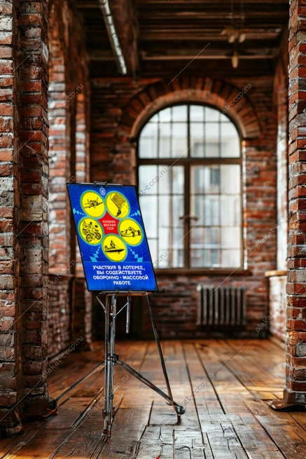 Оригинальный плакат СССР лотерея ДОСААФ СССР