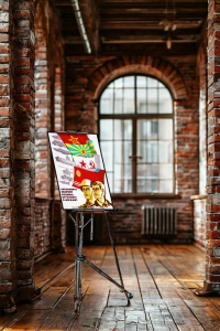 Оригинальный советский плакат СССР укрепляйте оборону