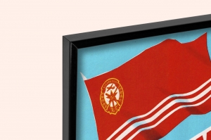 Оригинальный плакат СССР первичная организация ДОСААФ