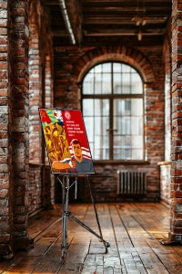 Оригинальный плакат СССР ознаменуем съезд КПСС