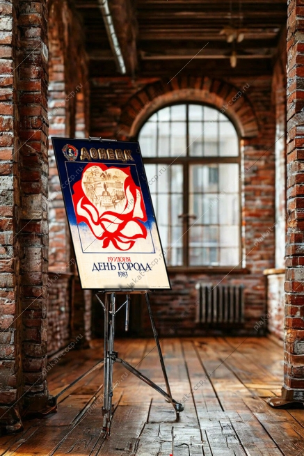 Оригинальный плакат СССР день города