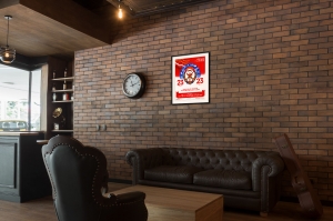 Оригинальный советский плакат СССР всесоюзный месячник ДОСААФ