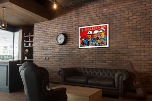 Оригинальный плакат СССР день города Донецк